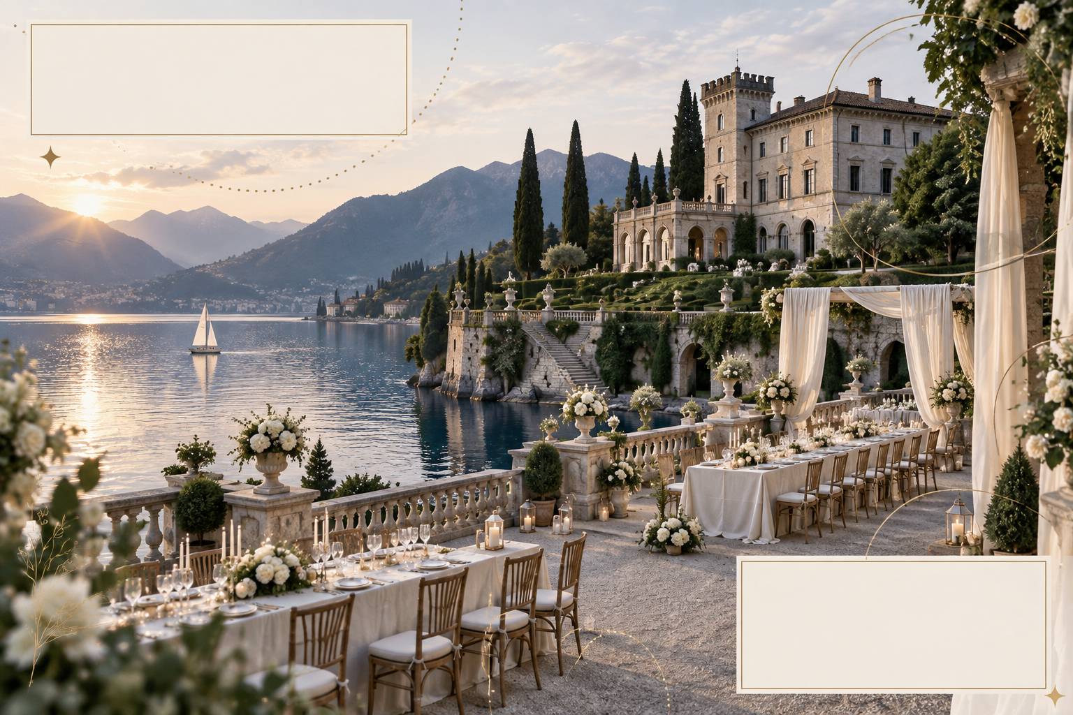 Illustration éditoriale du sujet : Castello per matrimonio: i più belli d'Italia e i prezzi
