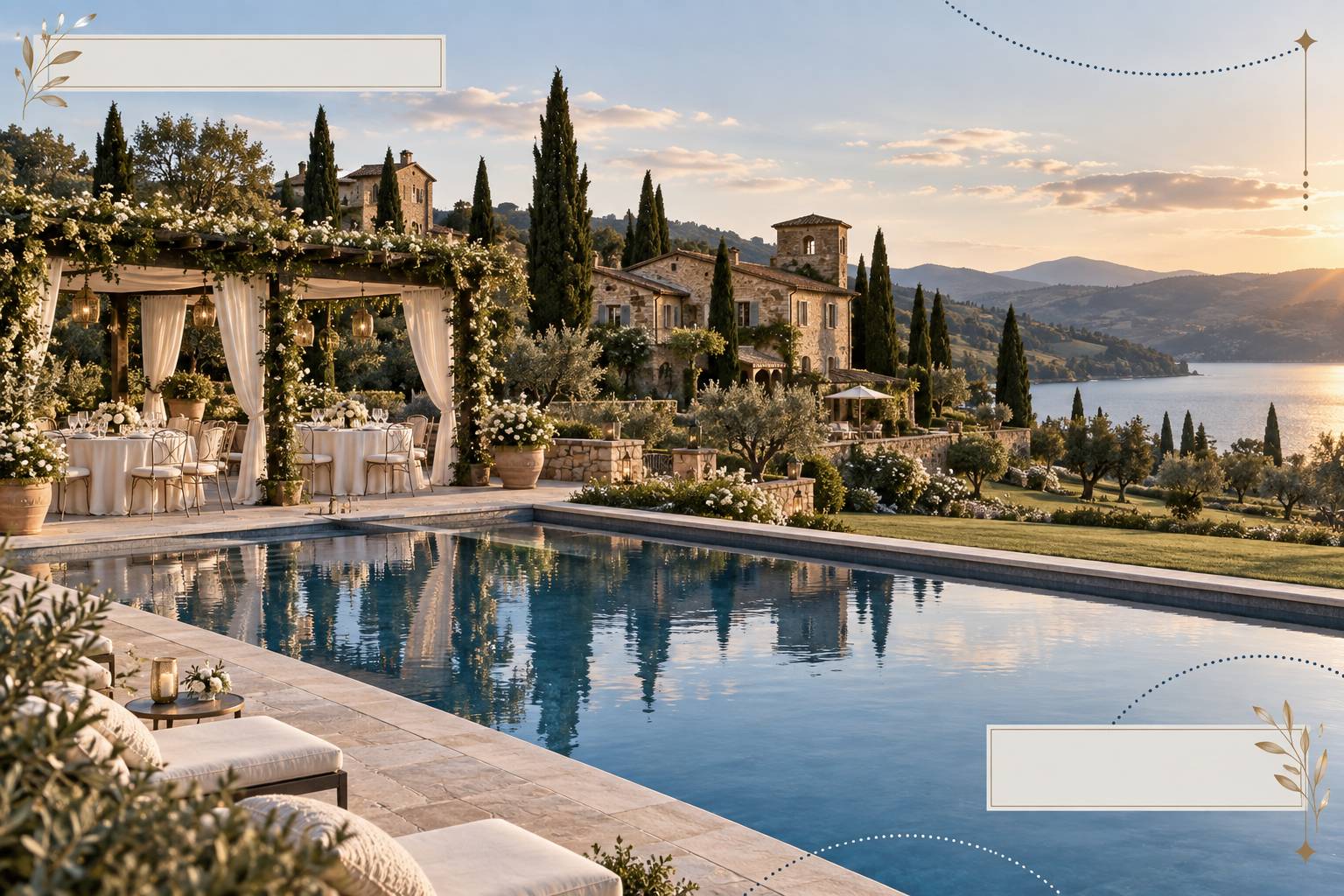 Illustration éditoriale du sujet : Valle di Badia: matrimonio nel borgo toscano, prezzi