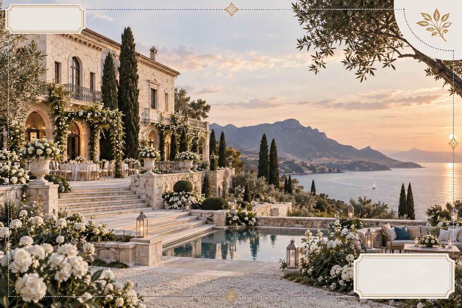 Illustration éditoriale du sujet : Villa Ramacca: matrimonio a Bagheria, prezzi e capienza