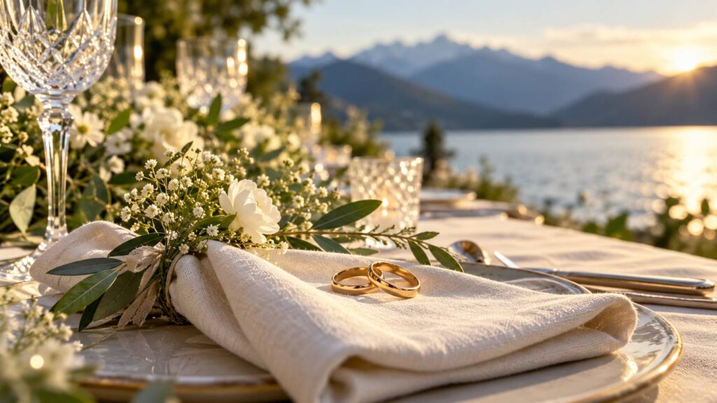 Illustration de détail sur le sujet : Grand Hotel Victoria Menaggio: matrimonio sul Lago di Como